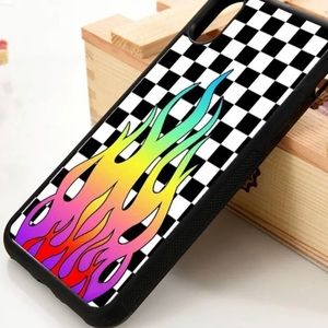 Rainbow Flames Phone Case 🌈